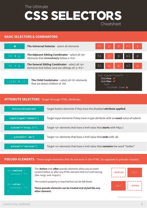 css selector odd|css selectors cheat sheet.